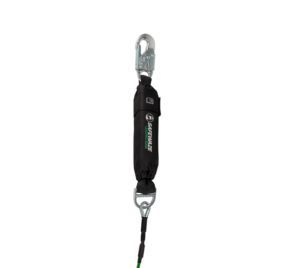 Safewaze Leading Edge 6' Energy Absorbing Lanyard: Rebar Hooks - Rock-N ...